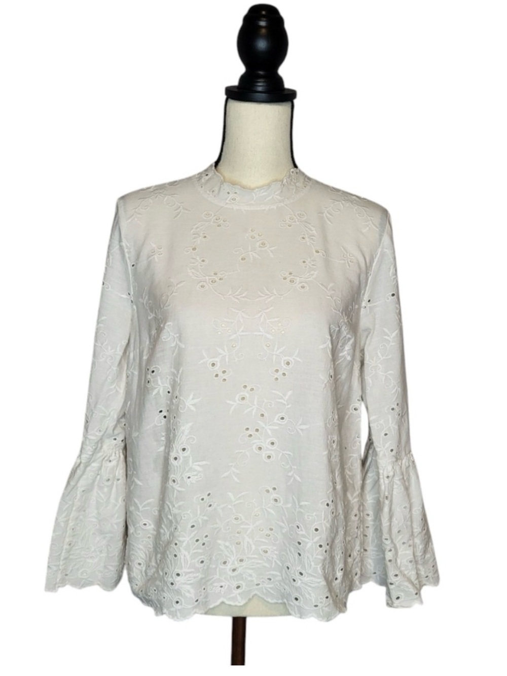 Ulla Johnson Grace Eyelet Top as seen on Joanna Gaines